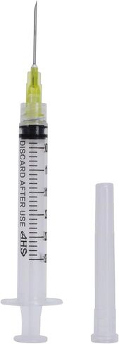 Generic 100 Pack, 3mL Syringes with Needle Luer Lock Syringe Individually Packaged (3mL, 20G x 1in) in Saudi Arabia
