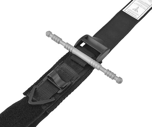 Military-Grade Tactical Combat Tourniquet Gen 8 - Severe Bleeding Control (Black) | Rapid One-Hand Application, Time-Stamped – First Aid, EMS, Law Enforcement, Civilian, Outdoor Survival in Kuwait