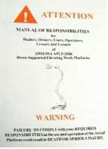 GENIE 31779, 31779GT ANSI MANUAL A92.5-2006 BOOMS BOOM - منصة عمل الرفع in Kuwait