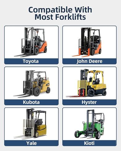 ملحقات رافعة شوكية بمنصة 96 بوصة، ملحقات شوكة شديدة التحمل بسعة 5500 رطل، عرض 5.3 بوصة للرافعات الشوكية، زوج واحد لشاحنة الرافعة الشوكية in Kuwait