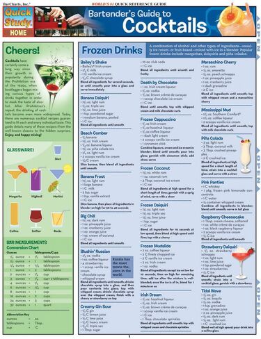Bartender'S Guide To Cocktails (Quick Study Home) in Kuwait