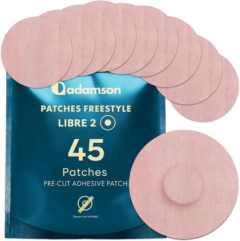 Freestyle Libre 3 Sensor Covers – 50 Libre 3 Patches, Long-Lasting, No Glue on Center, Non-Irritating, Easy to Apply and Remove – Ideal for Sports & Daily Use - Beige in Kuwait