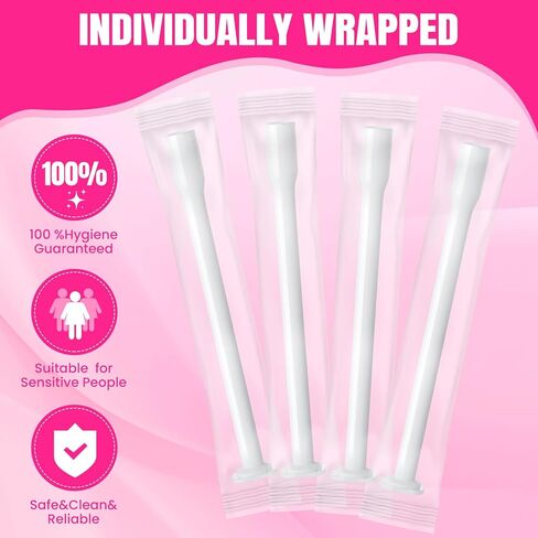 TENKAIWICK 30 Pack Disposable Vaginal Suppository Applicator for Women, Vaginal Applicator fits Size 0/00 Cap-Sules and Most Pills, Tablet Suppositories, Individually Wrapped in Saudi Arabia