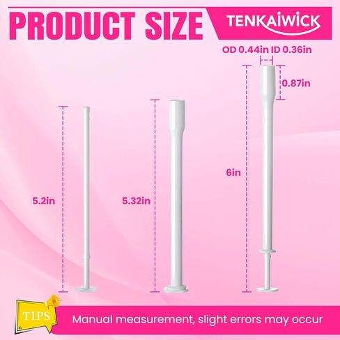 TENKAIWICK 30 Pack Disposable Vaginal Suppository Applicator for Women, Vaginal Applicator fits Size 0/00 Cap-Sules and Most Pills, Tablet Suppositories, Individually Wrapped in Saudi Arabia