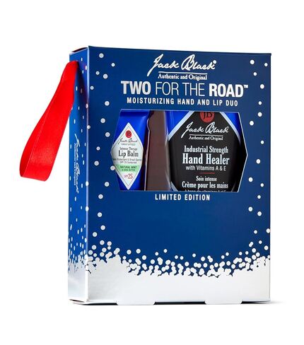 Jack Black Two For The Road Gift Set – Industrial Strength Hand Healer with Vitamins A & E and Natural Mint Intense Therapy Lip Balm with SPF 25 Sun Protection in Kuwait