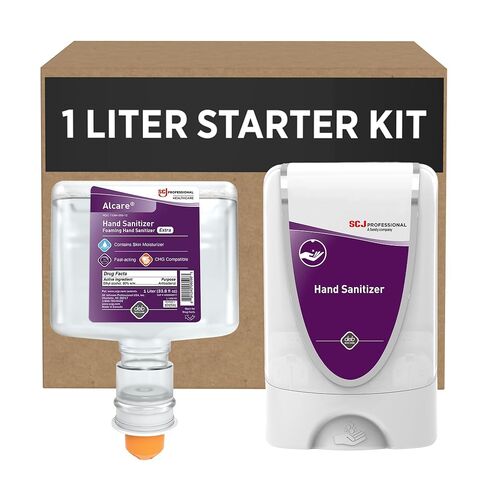 SC Johnson Professional® Alcare Extra Foaming Hand Sanitizer Starter Pack (1 cartridge + 1 dispenser), 1 L, 1/CS in Saudi Arabia
