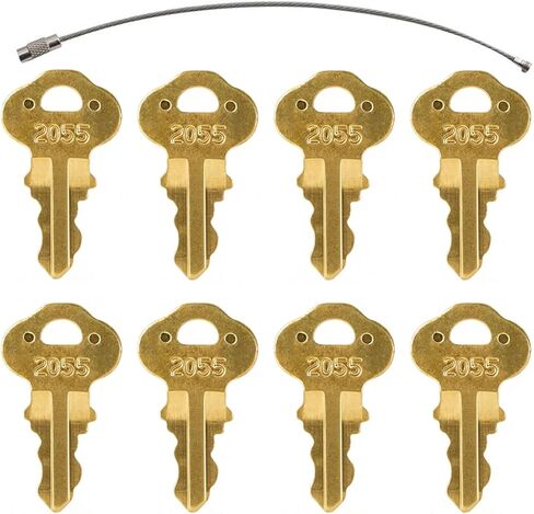 8PCS 2055 Dispenser Keys – Compatible with Bradley Paper Towel, Toilet Tissue, Seat Cover, Waste Receptacle & Soap Dispensers in Kuwait