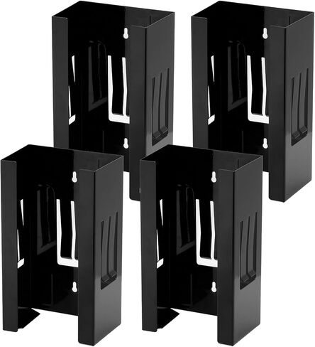EMENTOL 4PCS Magnetic Glove/Tissue Dispenser Holder Set, Black Glove Dispenser Wall Mount, Mount Onto Tool Box or in Workshops in Saudi Arabia
