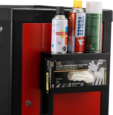 EMENTOL 4PCS Magnetic Glove/Tissue Dispenser Holder Set, Black Glove Dispenser Wall Mount, Mount Onto Tool Box or in Workshops in Saudi Arabia