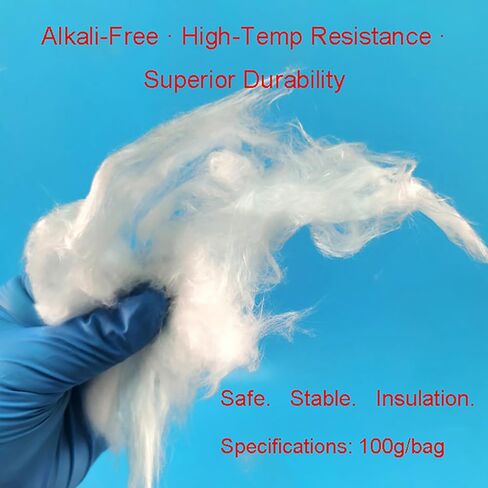 Alkali-Free Glass Wool Filter for Laboratory Use 100g–Fiberglass – High-Quality Insulation Material for Experimental Applications, Heat Resistant in Kuwait