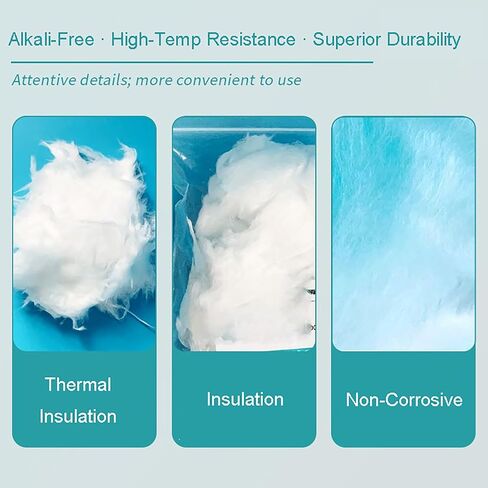 Alkali-Free Glass Wool Filter for Laboratory Use 100g–Fiberglass – High-Quality Insulation Material for Experimental Applications, Heat Resistant in Kuwait