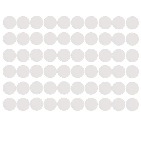 60 Pack 2.5" Mushroom Monotub Filter Patches Discs, 3mm Thick Round Synthetic Filter Paper Stickers for Mycology Growing Supplies, Fruiting Chamber Air Exchange Disks for Mushroom Cultivation in Kuwait