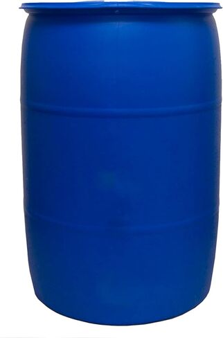 Bushman 55 Gallon Stackable Tight Head Drum - Closed Lid Blue in Kuwait