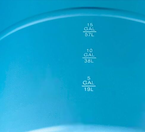 Bushman 55 Gallon Stackable Tight Head Drum - Closed Lid Blue in Kuwait