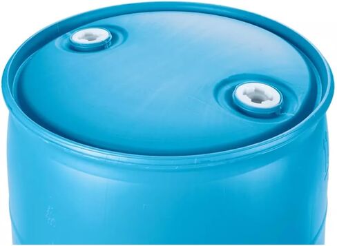 Bushman 55 Gallon Stackable Tight Head Drum - Closed Lid Blue in Kuwait