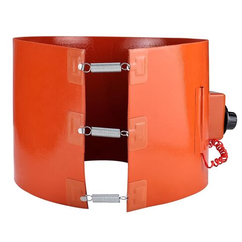 NORJIN Metal Drum Heater, Bucket Heater 5 Gallon, 120V 800 Watt Insulated Band Heater for 5 Gal Barrel, 7.8 * 33.8 inch Silicone Rubber Heating Band with Temperature Controller in Kuwait