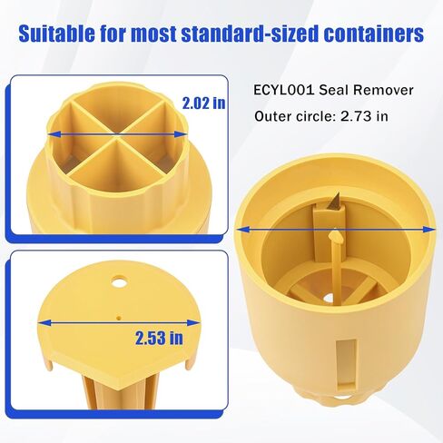 Seal Remover EZC0001 Replaceable for EZ Cut Seal Remover Tool Fits Standard Sized Chemical Containers﻿ in Kuwait