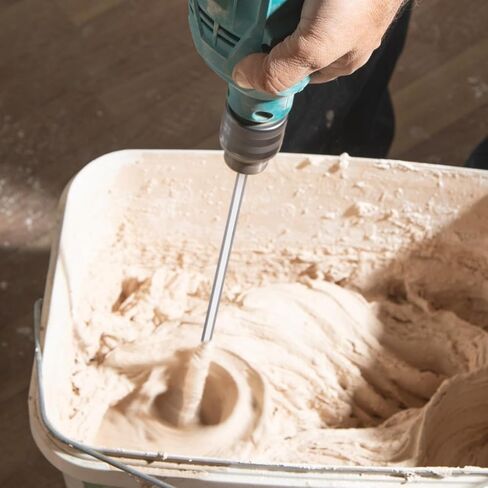 ABOOFAN Paint Mixer for Drill, 15.7" Stainless Steel Mixing Paddle with Hex Shaft, Rust-Proof & Easy to Clean, 4-Blade Drill Attachment for Resin, Epoxy, Concrete in Kuwait