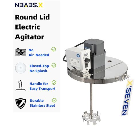 Electric 5 Gallon Bucket Mixer,200W 110V Paint Pail Agitator with Lid,1000 RPM Motor,Fits 5 Gallon Buckets in Kuwait