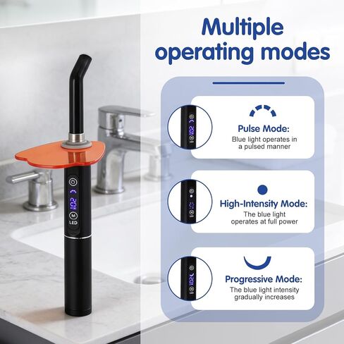 Rechargeable Design, 360° Rotatable Lamp Head, 18 Adjustable Levels, Real-Time Display in Saudi Arabia