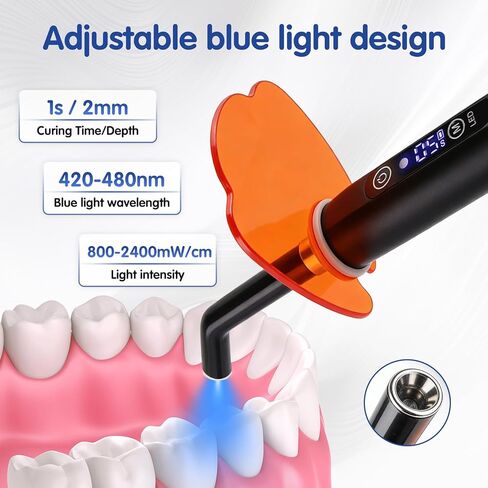 Rechargeable Design, 360° Rotatable Lamp Head, 18 Adjustable Levels, Real-Time Display in Saudi Arabia