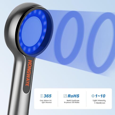 Woods Lamp Skin Analyzer, Easy to Hold and Carry Around, Woods Lamp Cat Ringworm, Detect All Kinds of Skin Conditions, No Special Training Required (2000 mAh Rechargeable Battery) in Kuwait