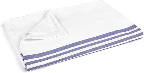 Premium Collection 70x90 Hospital Bath Blanket – White with Blue Stripe Cotton Blend 2 lb – Soft, Absorbent & Long-Lasting Medical Blanket for Hospital (1) in Saudi Arabia