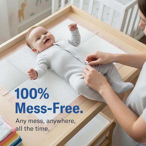 Chucks® Premium Disposable Underpads 17"x24" [100-Count] Ultra Absorbent Chux Incontinence Bed Pads with Adhesive Tape for Adults, Baby Changing, Travel, and Pet Training – 17x24 Bulk Pack in Kuwait