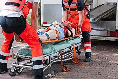 نقالة لوحة العمود الفقري من ASA Techmed، نقل براءة اختراع EMT للوحة الخلفية، لوحة القاعدة باللون الأسود in Kuwait