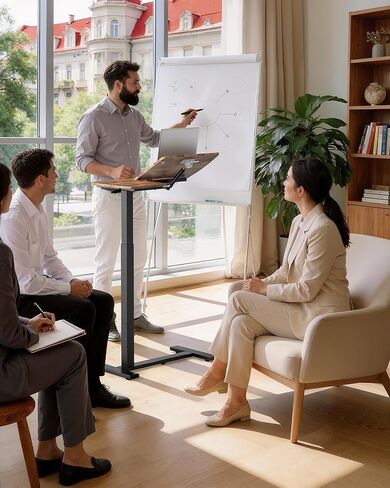 طاولة جانبية للسرير مع عجلات - صينية لف قابلة لضبط الارتفاع، طاولة سرير المستشفى مع سطح مائل، مكتب لاب توب للاستخدام في المنزل والمكتب، مقاس 27.6 بوصة طول × 12.9 بوصة عرض × 29.1 بوصة - 39 بوصة ارتفاع، بني in Kuwait