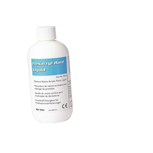 لانج دينتال 0904R فليكساكريل طقم أسنان صلب ريلاين أكريليك راتينج سائل 8 أونصة in Kuwait