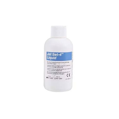 Lang Dental 3803 Jet Set-4 مادة مؤقتة من راتنج الأكريليك 4oz سائل in Kuwait