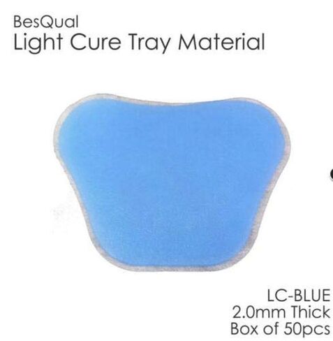 Dental Light Cure Custom Tray Material BQ-Tray Blue 50/Box 2.0mm Thickness in Kuwait