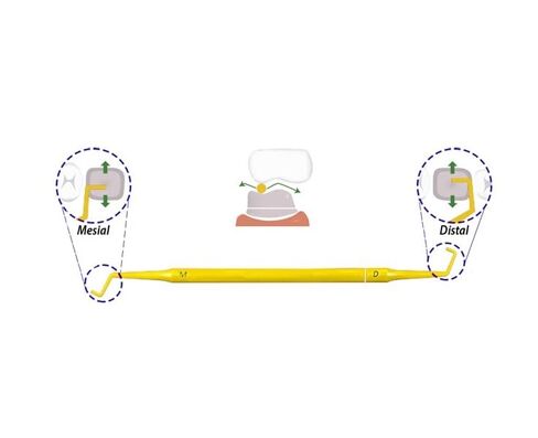 Directa 92410 PrepSure Double Sided Crown Preparation Guide Instrument 1.0mm in Kuwait