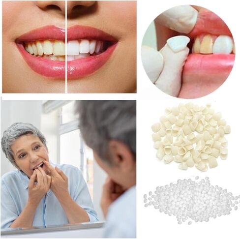 تيجان مؤقتة لإصلاح الأسنان المفقودة والمكسورة والفجوات، تركيبة متقدمة للأسنان المزيفة بنفسك in Kuwait