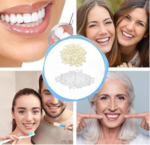 تيجان مؤقتة لإصلاح الأسنان المفقودة والمكسورة والفجوات، تركيبة متقدمة للأسنان المزيفة بنفسك in Kuwait