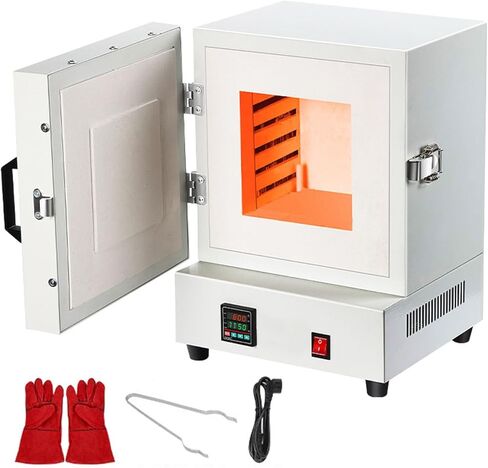 Smelting Furnace Kit,Electric Melting Furnace,2000W Electric Gold Smelting Furnace Kit with 2102℉/1150℃ Electric Furnace for Melting Gold, Silver, Copper, Aluminum in Kuwait