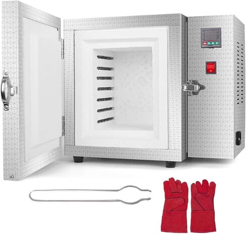 1500w Compact Electric Kiln for Jewelry & Dental Casting - High-Temperature Oven for Wax, Metal Clay, 3D Resin Sintering, Ideal for Crafts & Professionals in Saudi Arabia
