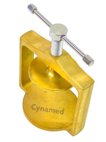 Dental Laboratory Single Brass Flask Press Compress for Denture Partial Work (Cynamed) in Saudi Arabia