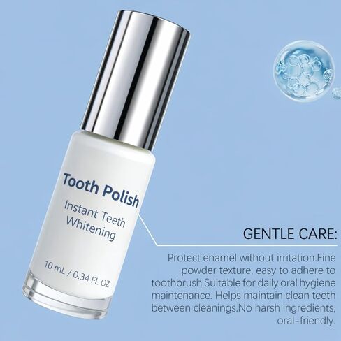 SmileFitPro Tooth Polish, Tooth Whitening Paint - Instant White Teeth, Gentle & Safe Formula, Simple & Portable White Paint for Teeth - Regain Confident Smile (1) in Kuwait