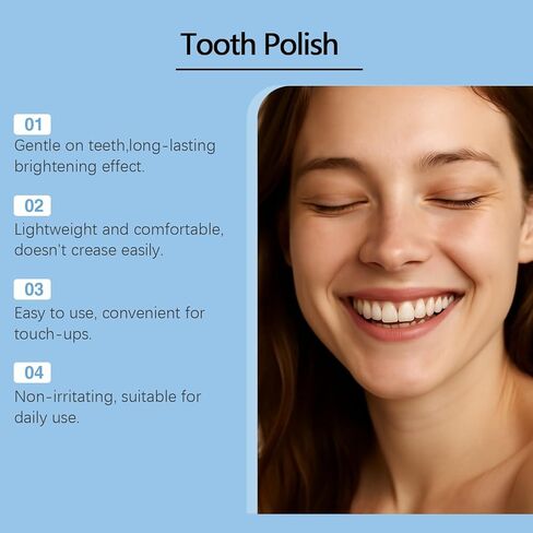 SmileFitPro Tooth Polish, Tooth Whitening Paint - Instant White Teeth, Gentle & Safe Formula, Simple & Portable White Paint for Teeth - Regain Confident Smile (1) in Kuwait