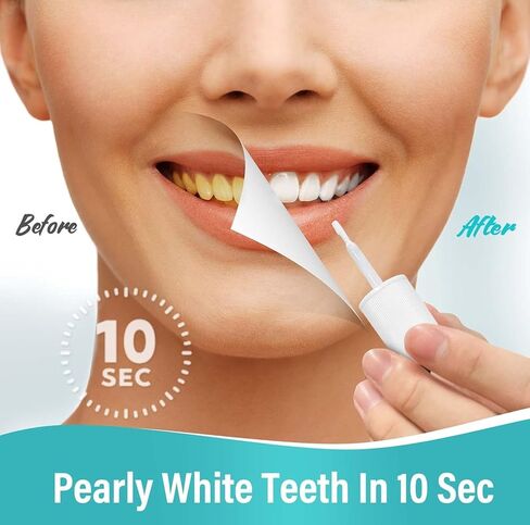 Tooth Paint - Instant Teeth Whitening Paint for a Confident Smile, Quick & Easy Brush-On Application, Safe & Gentle Formula, Long-Lasting Results in Kuwait