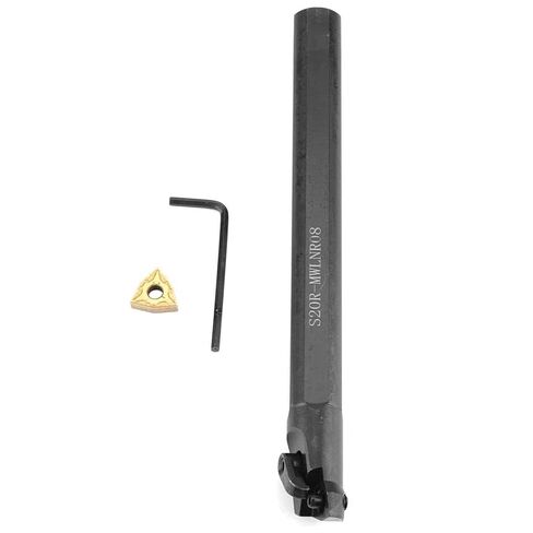 Kikumi Borg حامل 20X200Mm S20RMWLNR08 CNC أداة دوارة بو حامل قضيب مع WNMG0804 20X3 3 شفرة in Kuwait