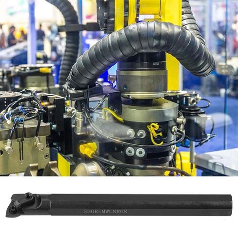 Kikumi Borg حامل 20X200Mm S20RMWLNR08 CNC أداة دوارة بو حامل قضيب مع WNMG0804 20X3 3 شفرة in Kuwait