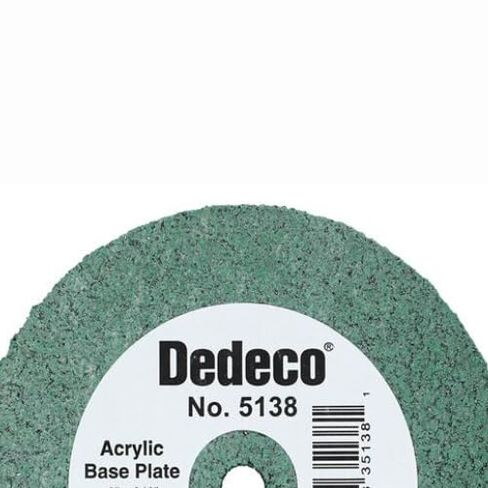 Dedeco 5138 لوحة قاعدة أكريليك عجلة مخرطة تقليدية 3 بوصة × 3/8 بوصة in Kuwait