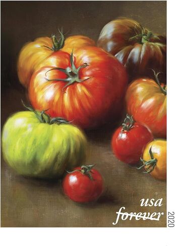 Fruit and Vegetables Postage Stamps Booklet of 20 in Saudi Arabia
