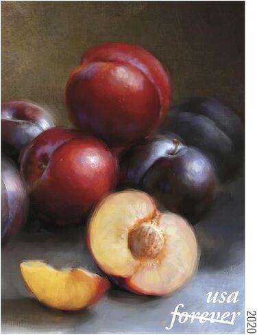 Fruit and Vegetables Postage Stamps Booklet of 20 in Saudi Arabia