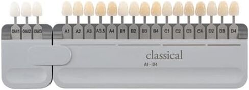 1 Set Classical Shade Guide with Bleached Shades Clip in Kuwait