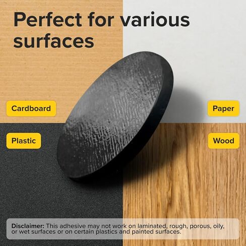 مغناطيس لاصق مرن قابل للتقشير والعصا - 45 نقطة مغناطيسية (0.8 بوصة × 0.08 بوصة) للوازم المكتبية والسبورة البيضاء والحرف اليدوية والثلاجة والمشروعات المدرسية in Kuwait