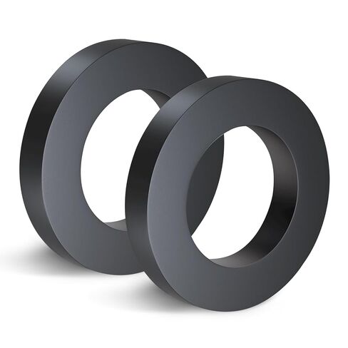 مغناطيس حلقة فريت كبير من Thaibear قوي، قطعتين OD3.94 x ID2.36 x 21 مم، مغناطيس سيراميك دائري كبير مع فتحة، مغناطيس كبير من الدرجة 10 شديد التحمل للاستخدام في المنزل، والمشروعات العلمية، والمطبخ in Kuwait